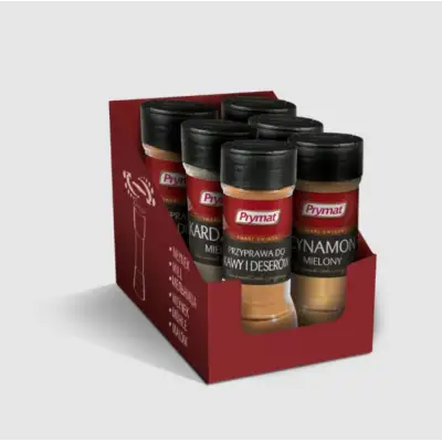 ZESTAW KAWOWY 2X KARDAMON/2 X CYNAMON/2 X PRZYPRAWY DO KAWY I DESERÓW