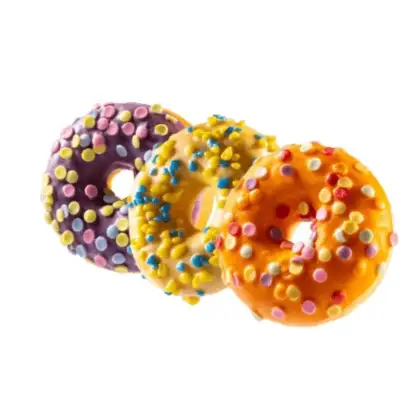 MINI DONUT MIX 36* BORÓWKOWY, 36*CYTRYNOWY, 36*POMARAŃCZOWY